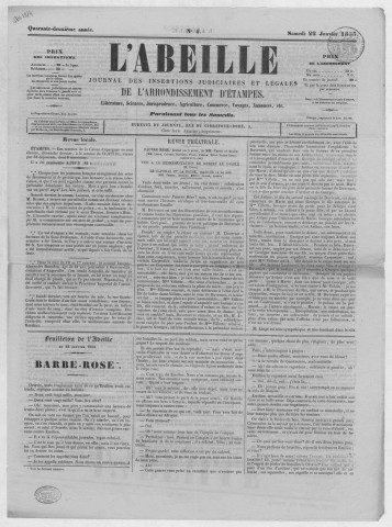 n° 4 (22 janvier 1853)
