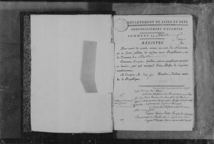 MAISSE. Naissances, mariages, décès : registre d'état civil (an XI-1813). 