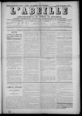 n° 86 (27 octobre 1898)