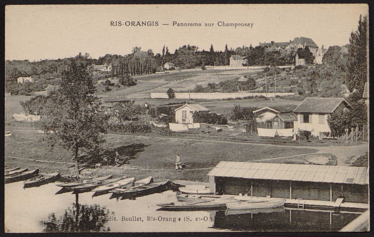 RIS-ORANGIS.- Panorama sur Champrosay [1904-1920].