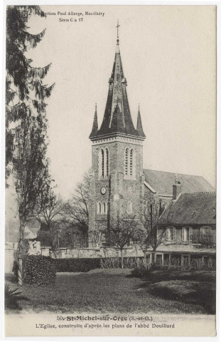 SAINT-MICHEL-SUR-ORGE. - L'église construite d'après les plans de l'abbé Douillard [Editeur Seine-et-Oise artistique, Allorge]. 