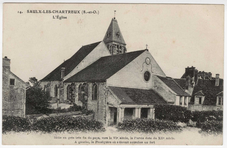 SAULX-LES-CHARTREUX. - L'église. 