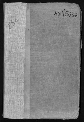 Conservation des hypothèques de CORBEIL. - Répertoire des formalités hypothécaires, volume n° 230 : A-Z (registre ouvert en 1861). 