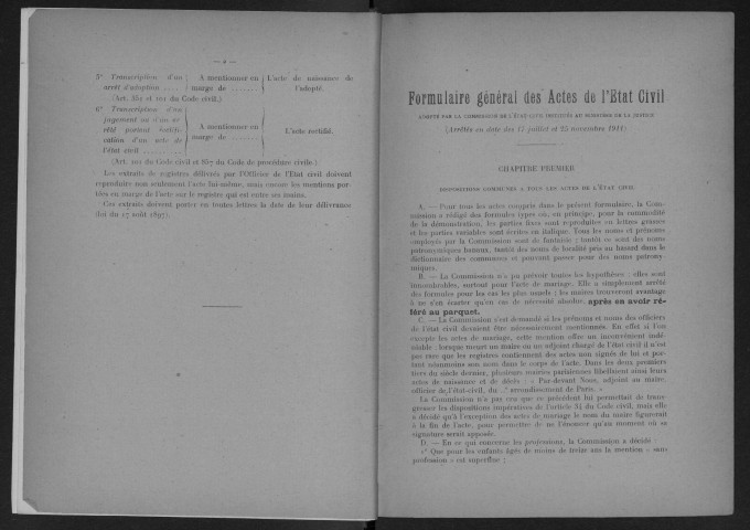 ABBEVILLE-LA-RIVIERE.- Naissances, mariages, décès : registre d'état civil (1920-1932). 