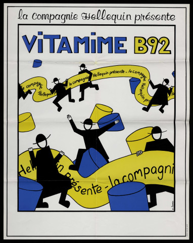 PALAISEAU. - Spectacle : Vitamine B 92, par la Compagnie Hellequin (1992). 