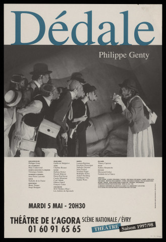 EVRY. - Théâtre : Dédale, de Philippe Genty, Théâtre de l'Agora, [5 mai 1998]. 