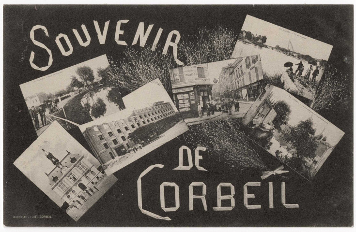CORBEIL-ESSONNES. - Souvenir de Corbeil, Mardelet. 