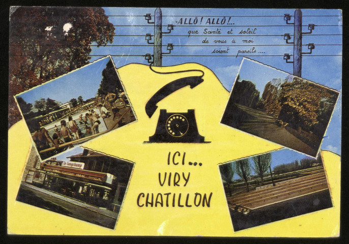 VIRY-CHATILLON. - Ici Viry-Chatillon, divers aspects de la ville. Editions Raymon, 1979, couleur. 