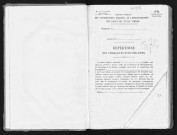 Conservation des hypothèques de CORBEIL. - Répertoire des formalités hypothécaires, volume n° 572 : A-Z (registre ouvert vers 1930). 