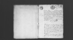 CHEVANNES. Naissances, mariages, décès : registre d'état civil (1825-1843). 