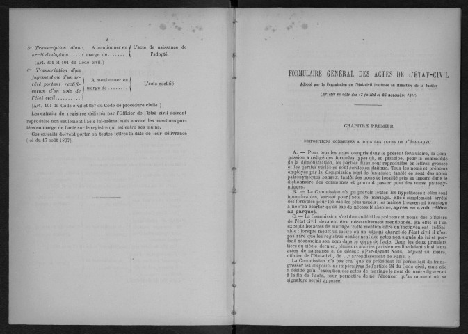 CORBEIL.- Mariages : registre d'état civil. 