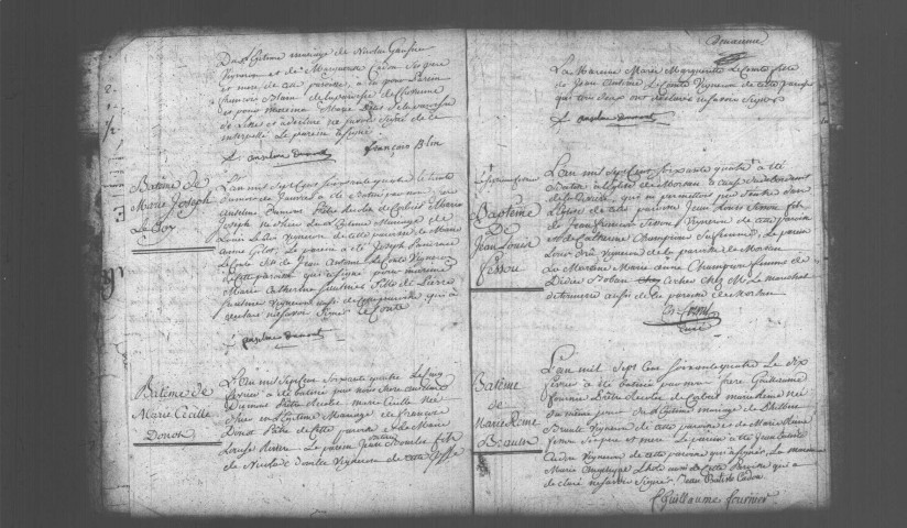 SAINTRY-SUR-SEINE. Paroisse Notre-Dame : Baptêmes, mariages, sépultures : registre paroissial (1755-1764). 