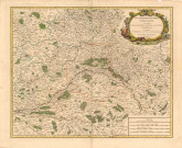 Gouvernement général d'ORLEANOIS, où se trouvent l'ORLEANOIS propre, le BLAISOIS, le GATINOIS, et la BEAUCE, qui comprend le VENDOMOIS, le DUNOIS, et le pays CHARTRAIN, par le Sieur Robert de VAUGONDY fils, géographe ordinaire du Roi avec privilège, 1753. Ech. 14,7 cm = 30 milles pas géométriques. Coul. Dim. 0,55 x 0,66. 
