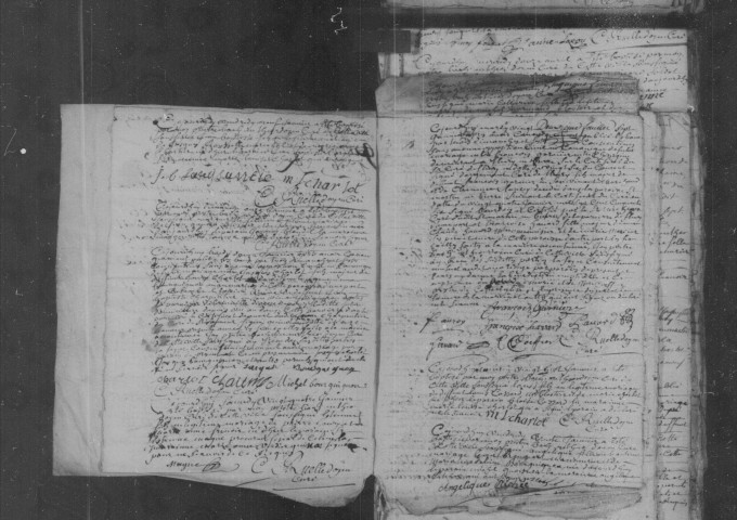 MILLY-LA-FORET. Paroisse Notre-Dame : Baptêmes, mariages, sépultures : registre paroissial (1756-1765). 