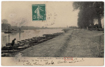 ATHIS-MONS. - Bords de la Seine, 1913, 5 mots, 5 c, ad. 