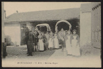 Montlhéry.- Maison Roger :vente de lait [1904-1910]. 