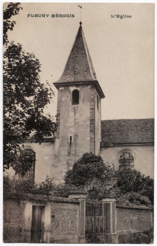 FLEURY-MEROGIS. - L'église [Editeur Blanchard, sépia]. 