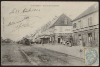 Montlhéry.- Station des tramways (25 août 1904). 
