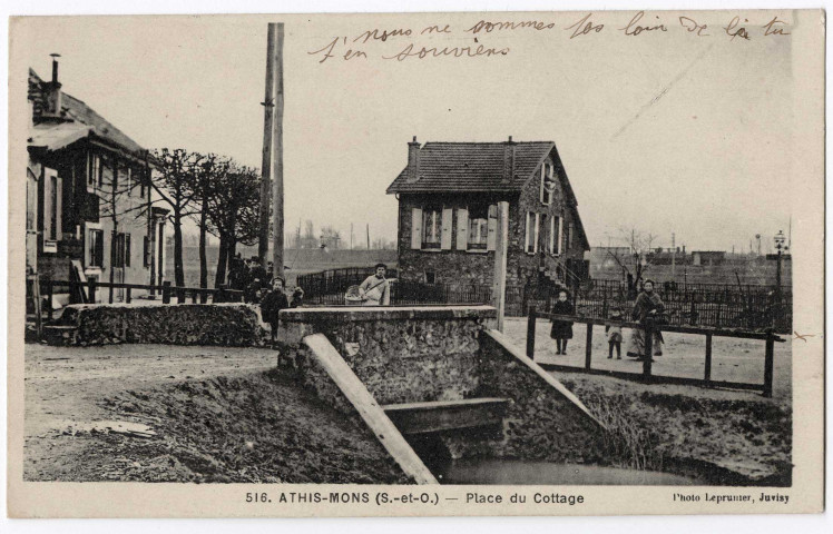ATHIS-MONS. - Place du Cottage, Leprunier, 20 lignes. 