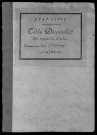BOURAY-SUR-JUINE. Tables décennales (1792-1902). 