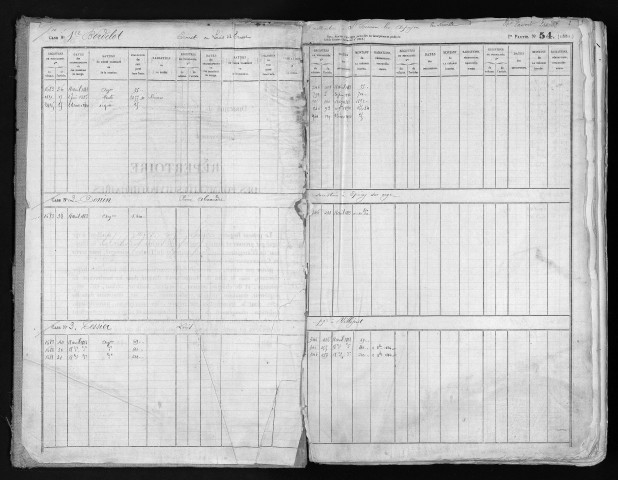 Conservation des hypothèques de CORBEIL. - Répertoire des formalités hypothécaires, volume n° 278 : A-Z (registre ouvert en 1882). 