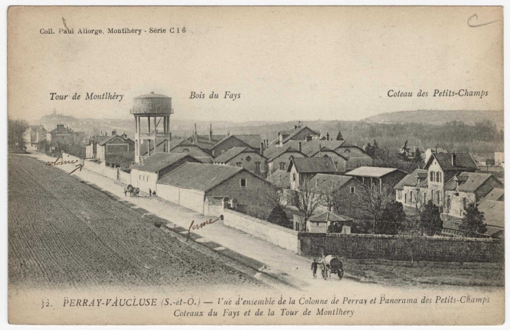 SAINTE-GENEVIEVE-DES-BOIS. - Perray-Vaucluse. Asile : vue d'ensemble [Collection Paul Allorge, Montlhéry, série C16]. 