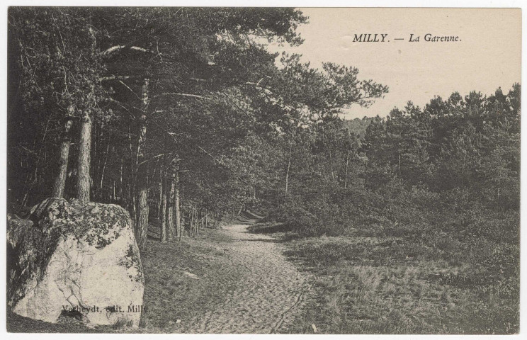 MILLY-LA-FORET. - Les bois de la Garenne [Editeur Verheydt]. 