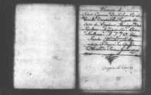 SACLAY. Paroisse Saint-Germain de Paris : Baptêmes, mariages, sépultures : registre paroissial (1760-1770). 