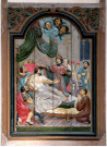 tableau du bas-côté nord : saint Sulpice soignant Clotaire II