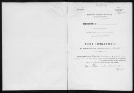 Conservation des hypothèques de CORBEIL. - Table alphabétique du répertoire des formalités hypothécaires, volume n° 130 : A-Z (registre ouvert en 1952). 