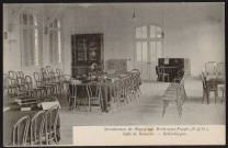 Briis-sous-Forges.- Sanatorium de Bligny : salle de réunion et bibliothèque (17 juin 1906). 