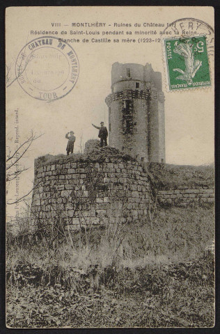 Montlhéry.- Ruines du château fort (résidence de Saint-Louis pendant sa minorité avec la reine Blanche de Castille, sa mère) [1907-1921] 