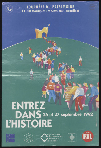 ETAMPES. - Les Archives Municipales d'ETAMPES présentent : 1945, ETAMPES à l'heure américaine, exposition du 17 septembre au 13 octobre 2005 ; couleur ; 30 cm x 42 cm (2005). 