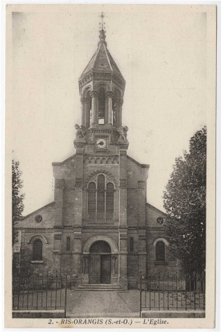 RIS-ORANGIS. - L'église [Editeur Pierre, 1945]. 