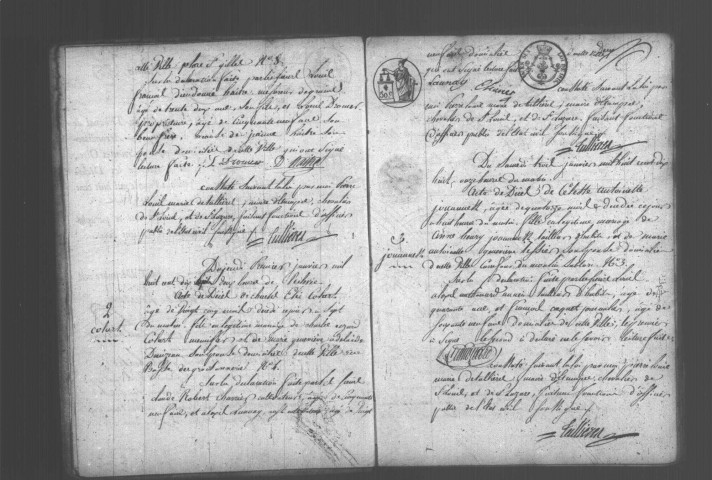 ETAMPES. Décès : registre d'état civil (1818). 