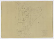 MONNERVILLE. - Section A dite de l'ouest, feuille 1, plan révisé pour 1934. Ech. 1/2.500. N et B. Dim. 0,75 x 1,04. 