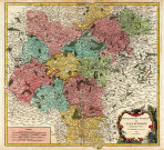Carte du gouvernement général de l'ISLE DE FRANCE divisée par pays, par le sieur ROBERT, géographe ord. du roi, [s.l.], 1754. Ech. 11 cm = 10 lieues moyennes. Coul. Dim. 0,52 x 0,48. 
