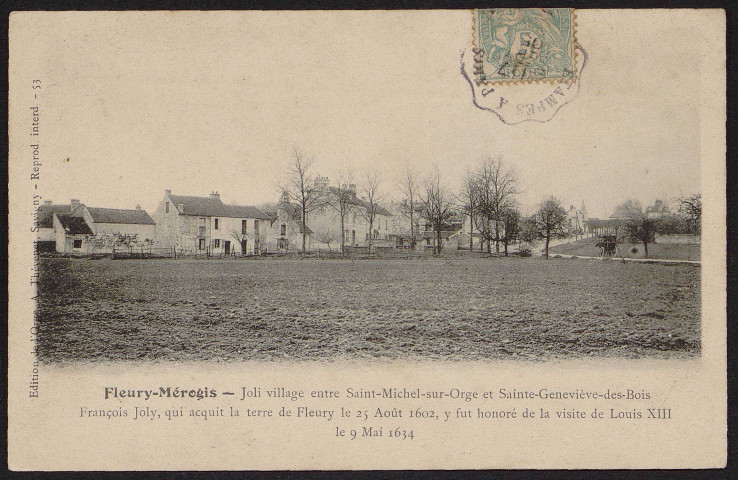 Fleury-Mérogis.- Joli village entre Saint-Michel-sur-Orge et Sainte-Geneviève-des-Bois. 