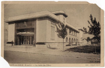 BRETIGNY-SUR-ORGE. - La salle des fêtes-cinéma (entre 1934-1939), ed. Combier, sépia. 