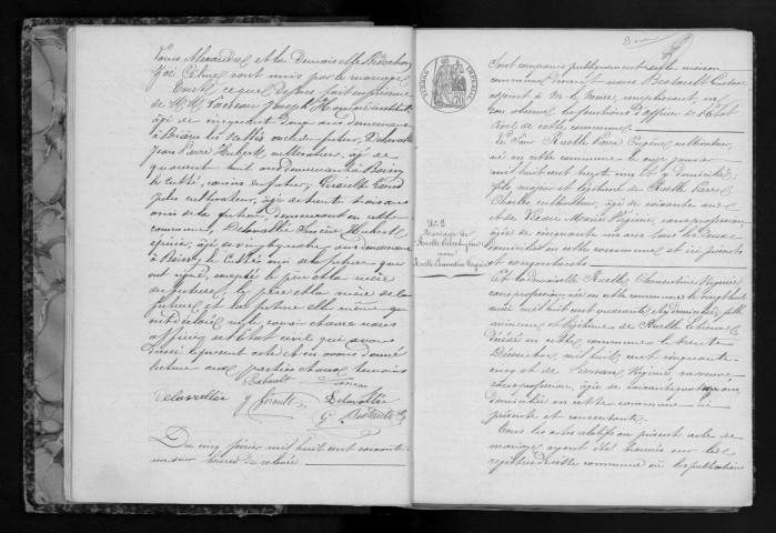 ORMOY-LA-RIVIERE. Naissances, mariages, décès : registre d'état civil (1861-1875). 