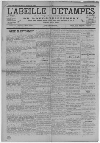 n° 25 (19 juin 1909)