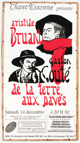 Aristide BRUANT et Gaston COUTE.