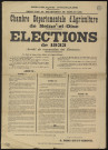 Seine-et-Oise [Département]. - Elections pour le renouvellement des membres de la Chambre départementale d'agriculture, 6 décembre 1932. 