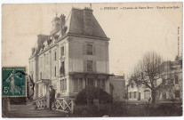 ETRECHY. - Château de Pierre-Brou, façade principale [Editeur Mounié, 1911, timbre à 5 centimes]. 