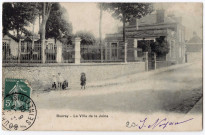BOURAY-SUR-JUINE. - La villa de la Juine, Niémark, 1909, 1 mot, 5 c, ad. 