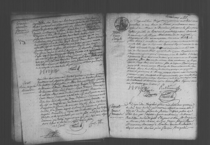 DOURDAN. Naissances, mariages, décès : registre d'état civil (1814-1815). 