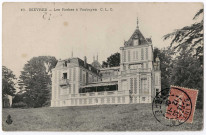 BIEVRES. - Les Roches à Vauboyen. 1905, timbre à 10 centimes. 