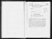 Conservation des hypothèques de CORBEIL. - Répertoire des formalités hypothécaires, volume n° 512 : A-Z (registre ouvert vers 1920). 