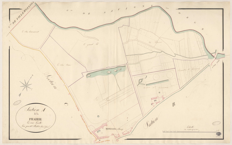 MORSANG-SUR-ORGE. - Section A : Prairie (la).