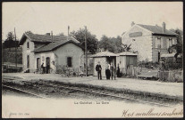 ORSAY.- Le Guichet. La gare (30 octobre 1903).